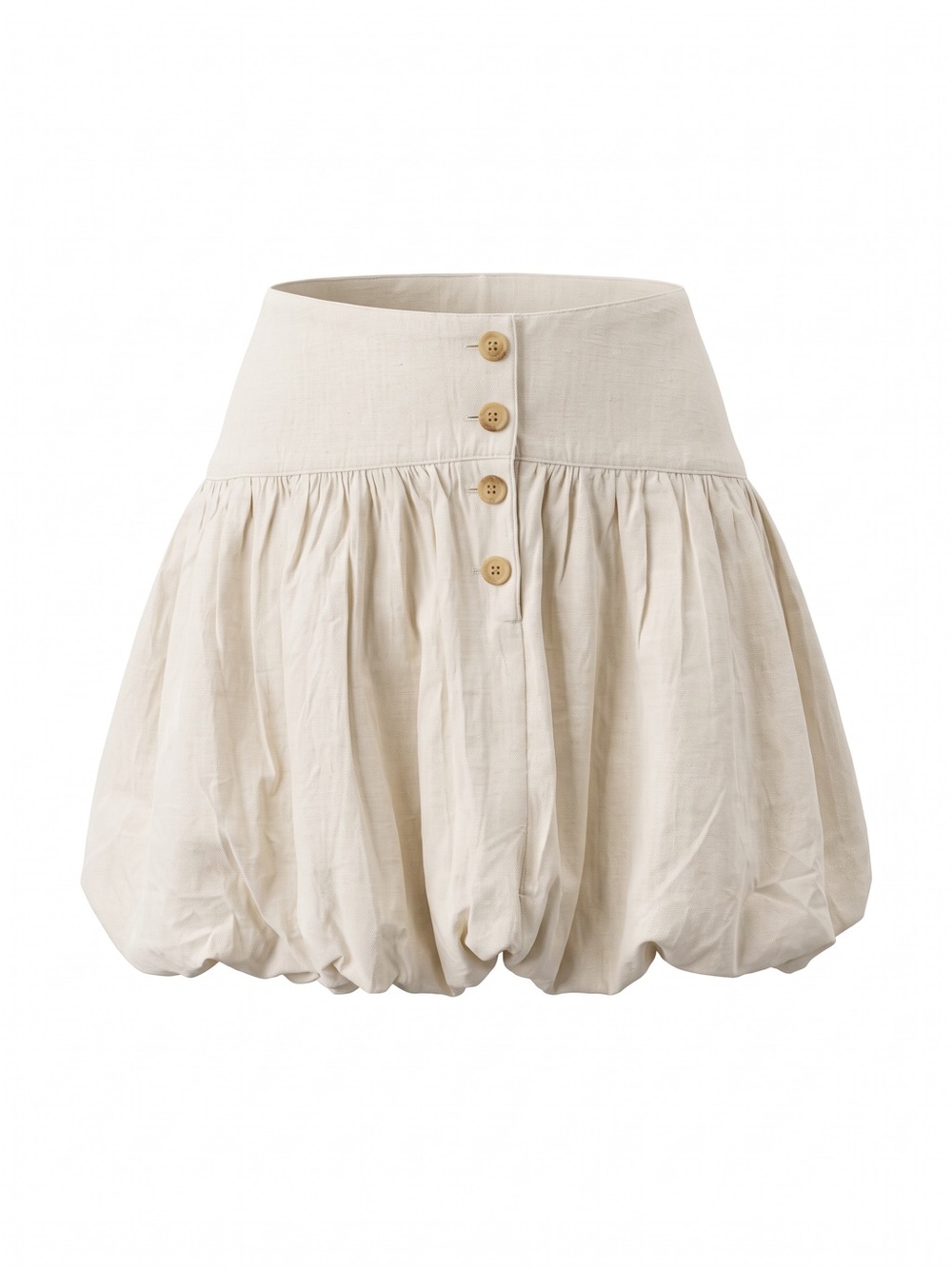 NWT American Eagle Stretch Bubble Skort Cream Size 12